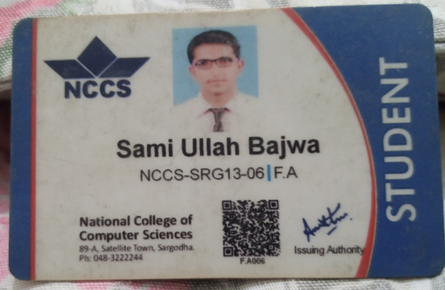 NCCS Student ID Card