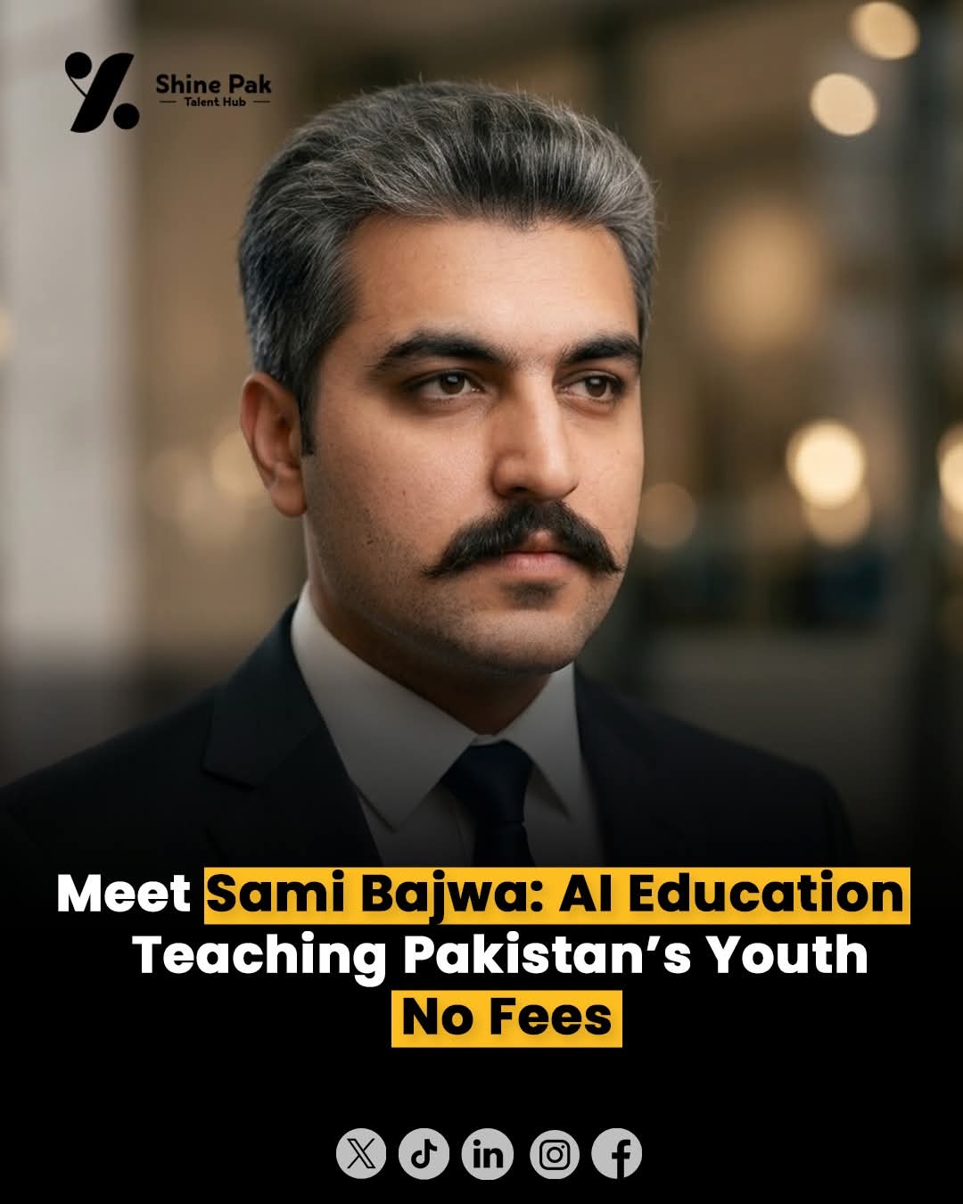 Shine Pak Talent Hub feature - Sami Bajwa AI Education