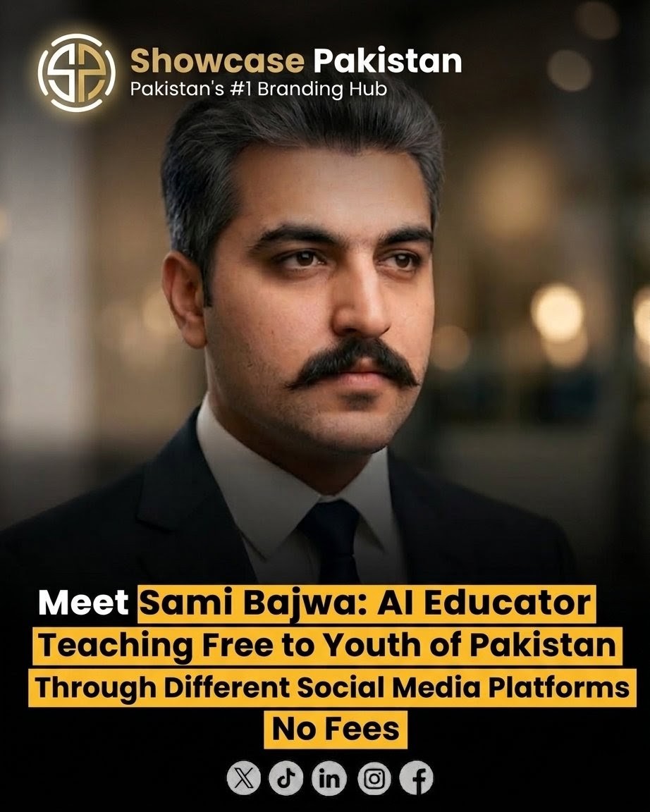 Showcase Pakistan feature - Sami Bajwa AI Educator